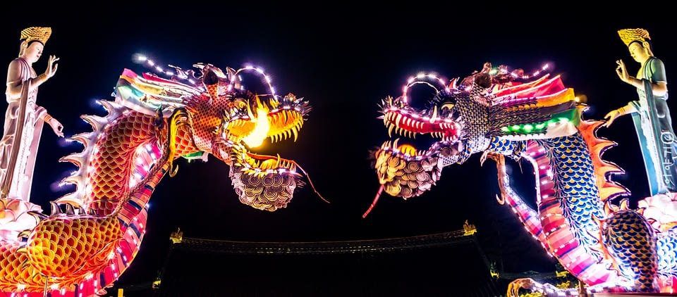 Chine dragon festival