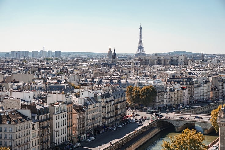 Paris-Tour Eiffel-toits de paris
